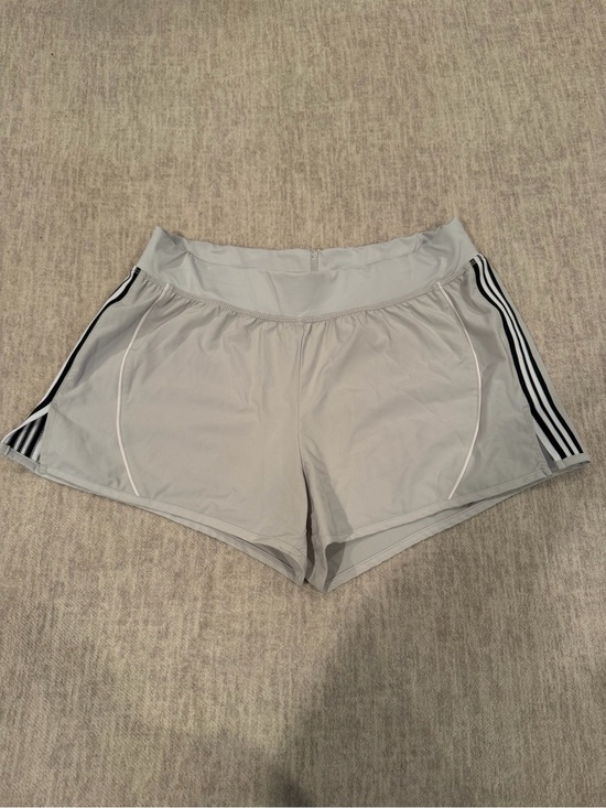 Avia Pants - Adidas AVIA Women's Light Gray Athletic Shorts with Side Stripe